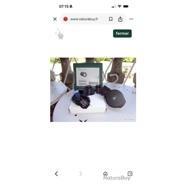 Lentille anti bue Swarovski pour Z8I +