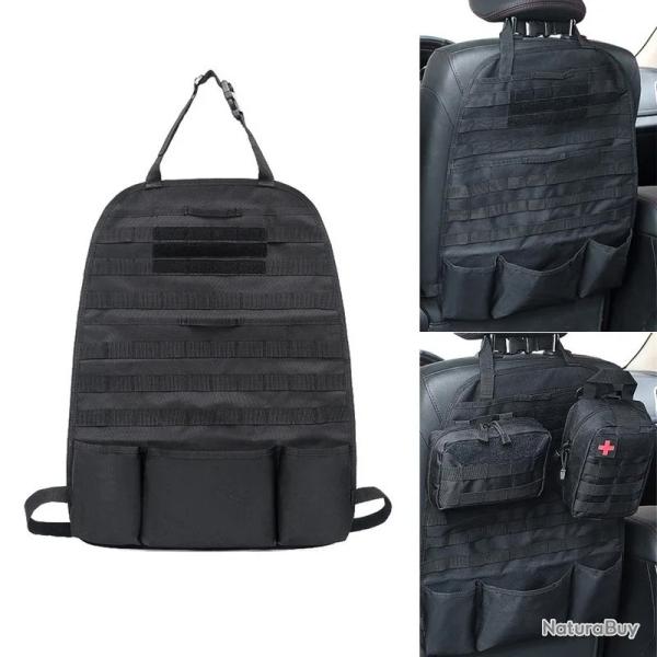 RANGEMENTS TACTIQUES SYST�ME M.O.L.L.E POUR VOITURE - NOIR - LIVRAISON GRATUITE