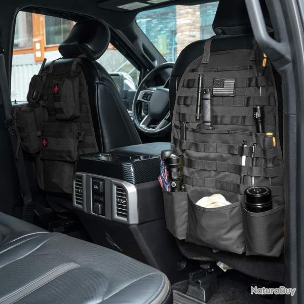 POCHETTE TACTIQUE SYSTME M.O.L.L.E POUR VOITURE - NOIR - LIVRAISON GRATUITE