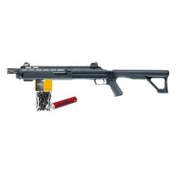 Pack fusil de d&eacute;fense T4E HDX68 - Cal. 68 - 40 J + Billes + 5 capsules CO2