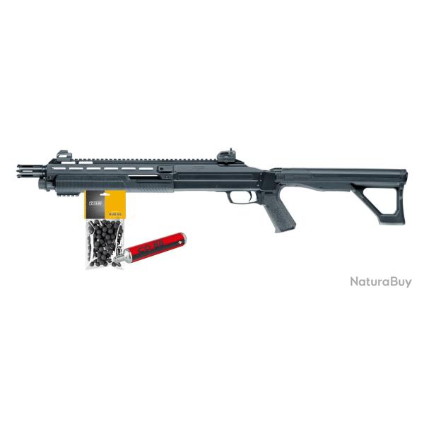 Pack fusil de d�fense T4E HDX68 - Cal. 68 - 40 J + Billes + 5 capsules CO2