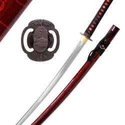 Katana aiguisé 1060 ''Graffiti'' Katana (lame affutée)