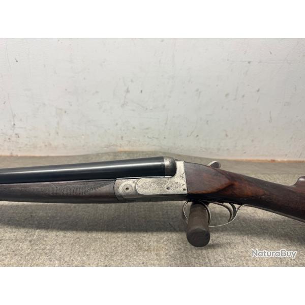 FUSIL JUXTAPOSE ARTISANAL BELGE CALIBRE 12/70 - 1 sans prix de rserve