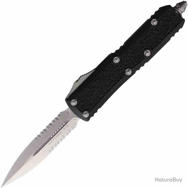 Couteau OTF Microtech Daytona Lame Acier M390 Manche Aluminium Noir Automatique USA MCT12611S