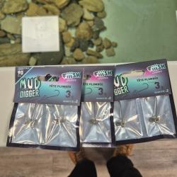 TETE PLOMBEE - FIIISH - MUD DIGGER 3GR