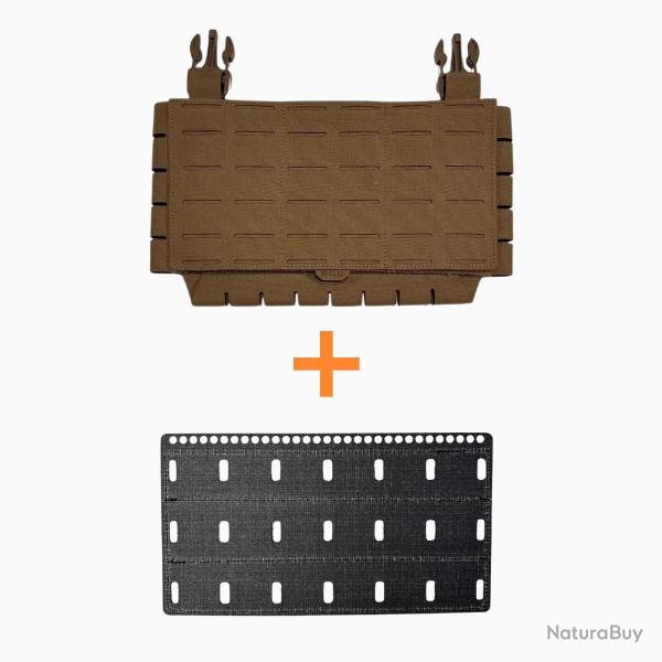 Multi Mission Placard Gen 2 Coyote Avec Base d'insert - Taille: Standard