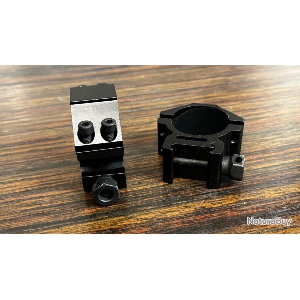 Colliers pour lunettes en diamtre 30 mm