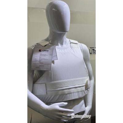 Gilet Antipugnalato In Policarbonato, Taglia L, Protezione Organi Vitali