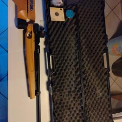 Carabine 4,5  LG 210 plus Walther avec sa boîte et les outils , boîte de plomb neuve