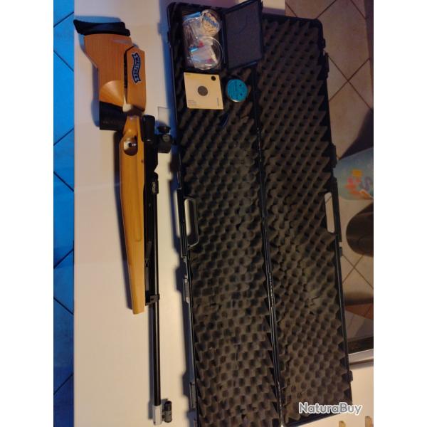 Carabine 4,5  LG 210 plus Walther avec sa bote et les outils , bote de plomb neuve