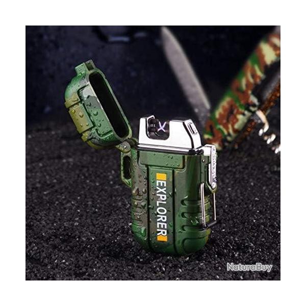 BRIQUET ELECTRONIQUE RECHARGEABLE PLASMA DOUBLE ARC