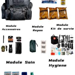 KIT D'EVACUATION ET SURVIE 72H