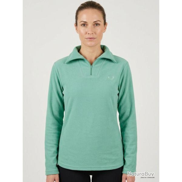 Sweat Micro Polaire Femme "Vert d'Eau" 3