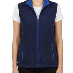Gilet sans manches en polaire contre coll&eacute; BALZAC3 Marine Mayflower