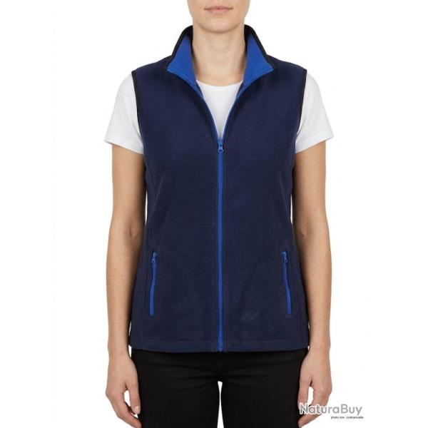 Gilet sans manches en polaire contre coll� BALZAC3 Marine Mayflower