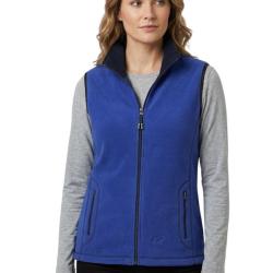 Gilet sans manches en polaire contre coll&eacute; BALZAC4 Bleu Mayflower