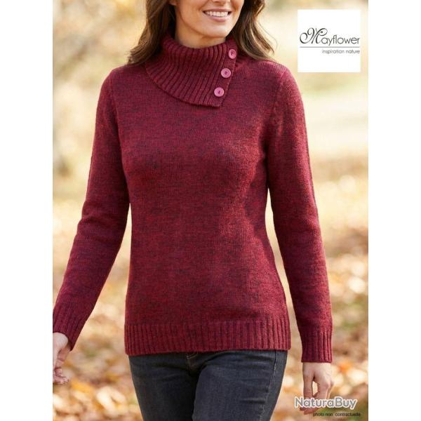 Pull Col Cass� Femme Mayflower DEFI2R Modulable