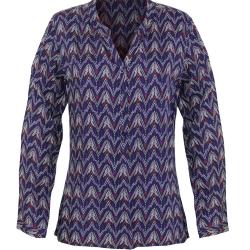 Chemisier imprim&eacute; LE1808 38