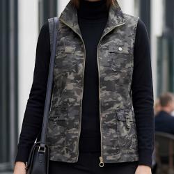 Gilet sans manches femme MAYFLOWER MAKI1 le confort multipoches 100 coton