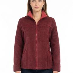 Veste Zipp&eacute;e Femme RIGA1B Bordeaux Chaleur &Eacute;l&eacute;gance Mayflower