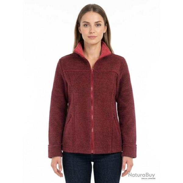 Veste Zipp�e Femme RIGA1B Bordeaux Chaleur �l�gance Mayflower