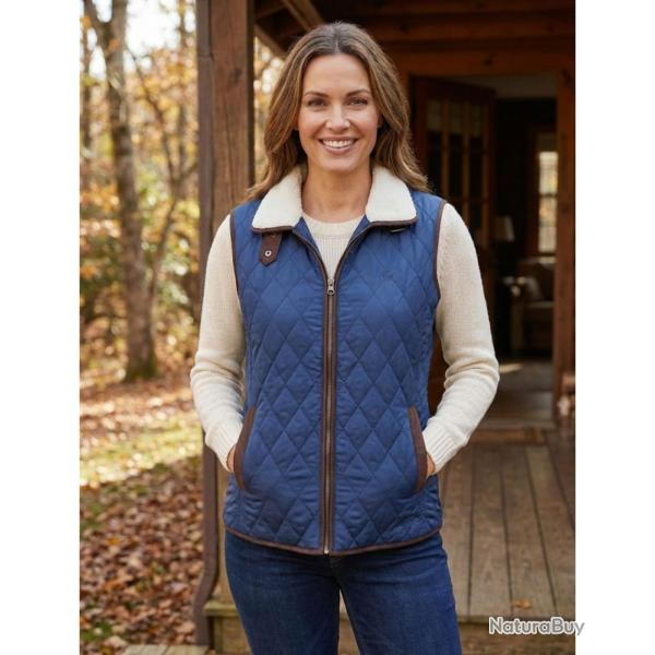 Gilet Sans Manches Femme Matelass Sadia - Chaud & Tendance 38