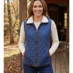 Gilet Sans Manches Femme Matelassé Sadia - Chaud & Tendance 50