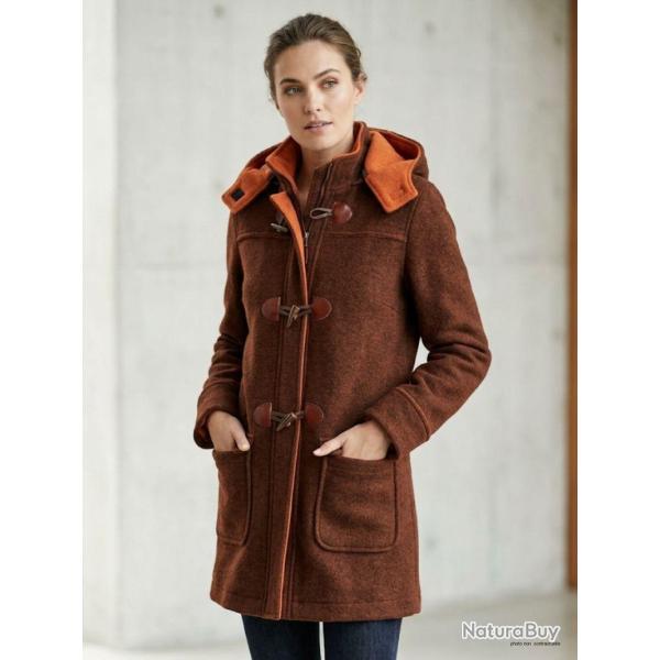 Manteau Polaire Grandes Tailles SLOVEN2M Marron Orange Axone