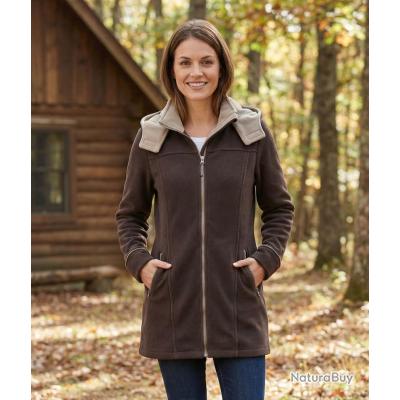 Geographical Norway Tyrell Lady Manteau Cocon Polaire Femme Chaude