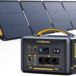 Générateur solaire 2200W avec panneau solaire 220W - LiFePO4 Batterie électrique Générateur