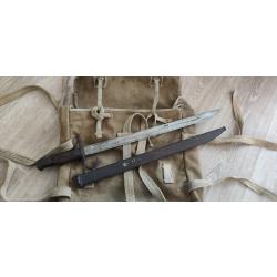 Baïonnette japonaise arisaka avec fourreau ww2