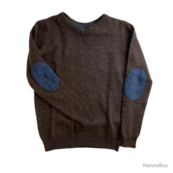 PULL VITCH COL V MARRON DEC