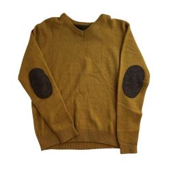 PULL VITCH COL V MOUTARDE DEC