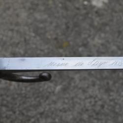 Baïonnette Gras "Usine de Steyr 1879" avec son fourreau.
