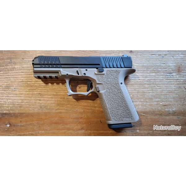 Pistolet Polymer 80 PFS9 compact FDE cal 9x19mm