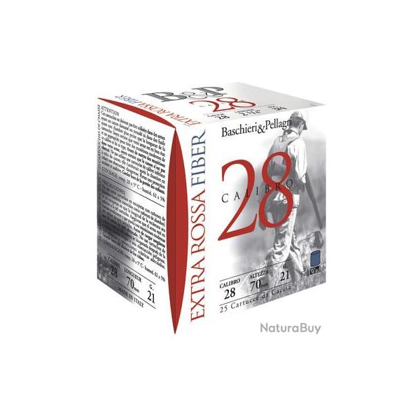 Munitions B P calibre 28 Extra Rossa Fiber 324gr 21g x25