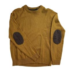 PULL REALY COL ROND MOUTARDE DEC