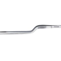 Pince a dresser coudee inox Triangle 14cm