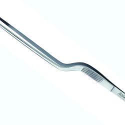 Pince a dresser coudee inox Triangle 20cm