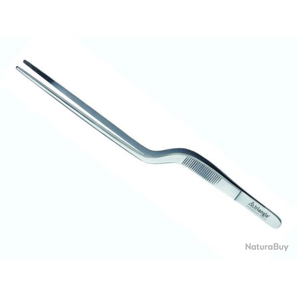 Pince a dresser coudee inox Triangle 20cm