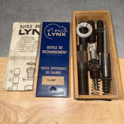 JEU D'OUTILS DE RECHARGEMENT LYNX CALIBRE 7 X 54 F