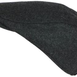 B&eacute;ret Casquette Plate Grise en Laine Feutre Taille Ajustable Magny Taille unique Gris