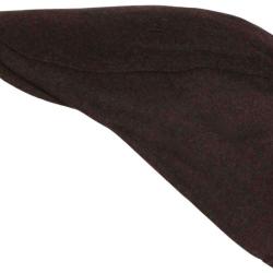B&eacute;ret Casquette Plate Marron en Laine Feutre Taille Ajustable Magny Taille unique Marron