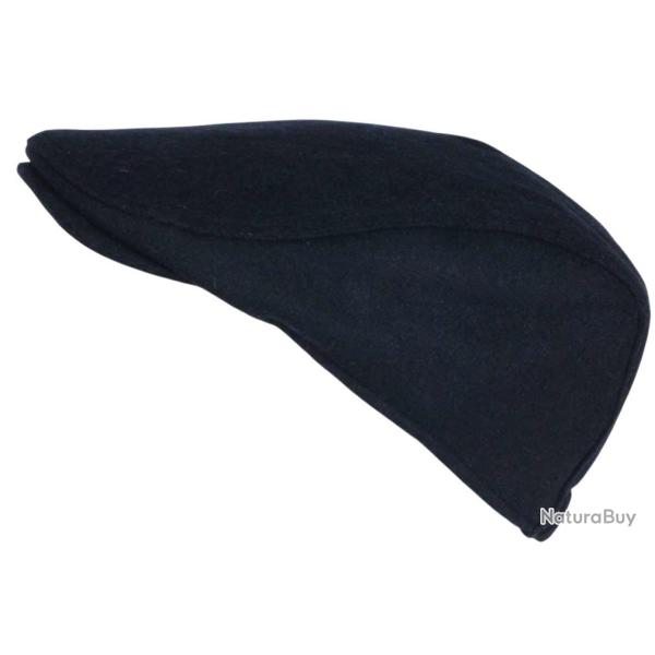 B�ret Casquette Plate Bleue Marine en Laine Feutre Taille Ajustable Magny Taille unique Bleu