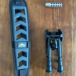 Lot de 3 accessoires / Bretelle Butler Creek - Frein de bouche Sako - Bi-pied type Harris