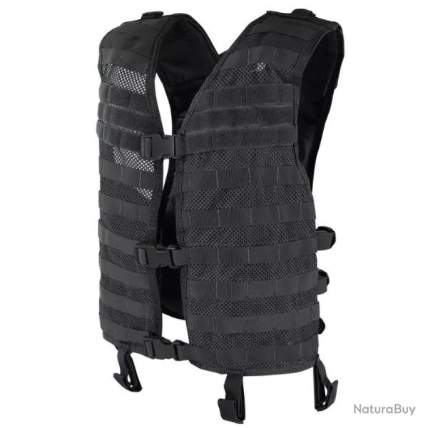 Veste Tactique Hydratation Noir