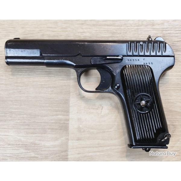 Pistolet TOKAREV TT-30 - Fabrication Russe 1935 - 7,62 x 25 Tokarev - 26356 (Occasion - Rvis/test