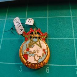 INSIGNE GMNA GROUPE MOBILE NORD AFRICAIN INDOCHINE DRAGO PARIS NICE O METRA