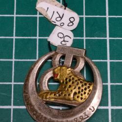 INSIGNE 8EME RTT 8EME REGIMENT DE TIRAILLEURS TUNISIENS DRAGO NICE BERANGER