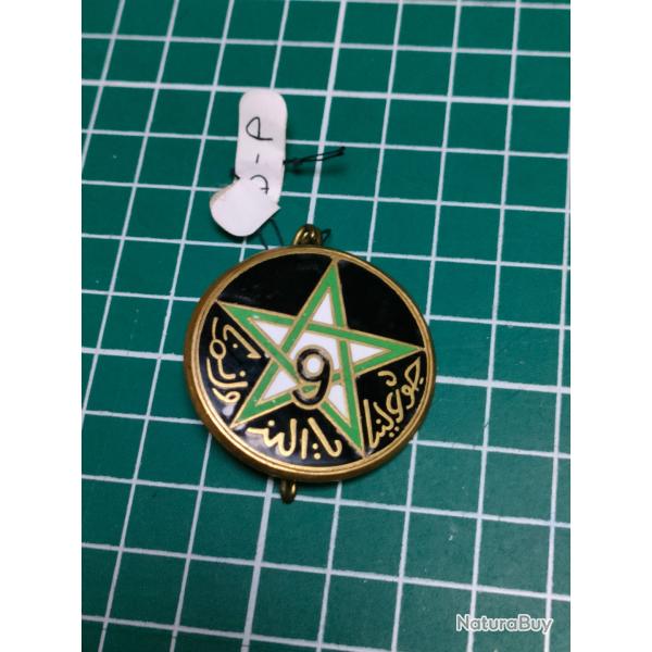 INSIGNE 9EME REGIMENT DE TIRAILLEURS MAROCAINS, 9EME RTM DRAGO PARIS